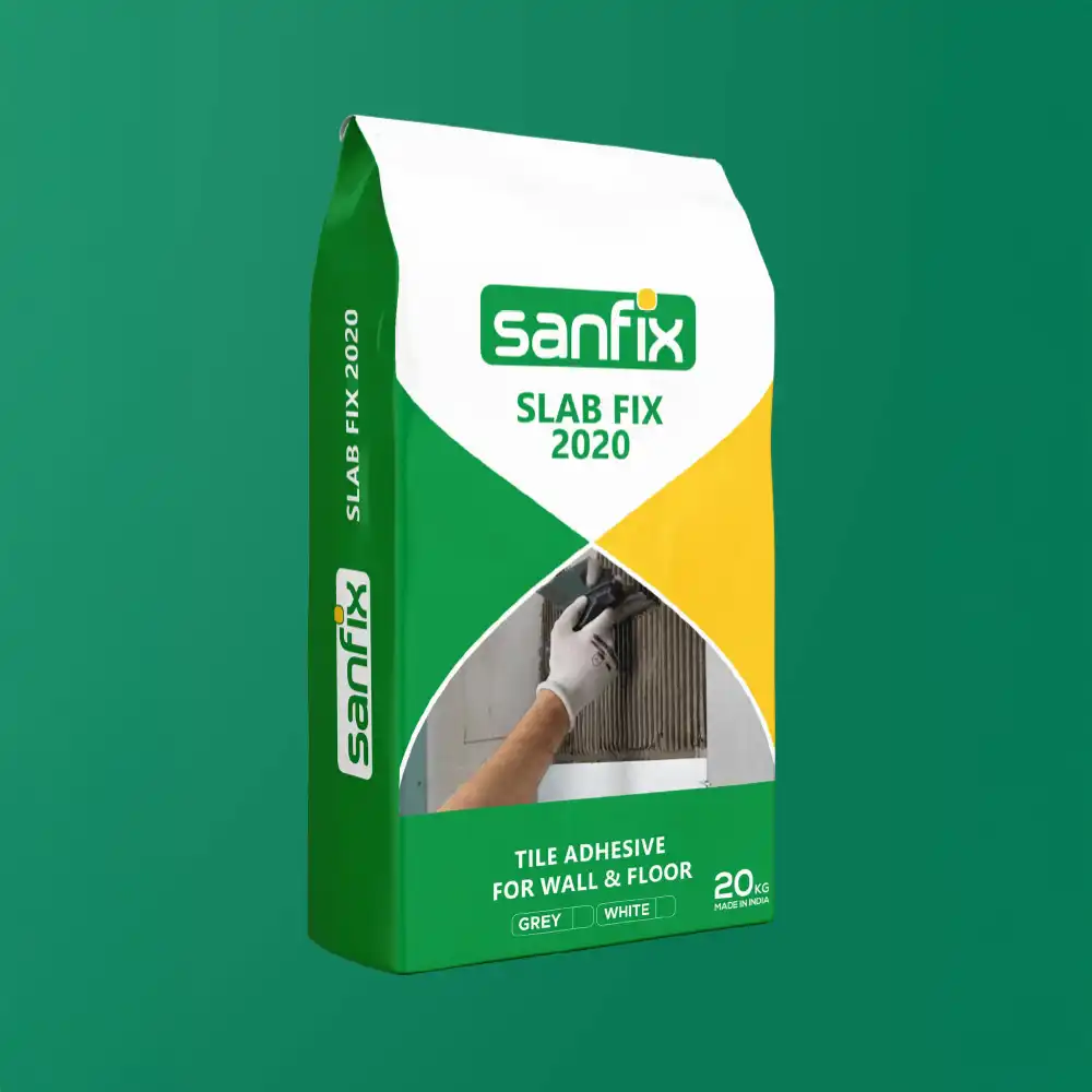 Sanfix Slab Fix 2020, 20 kg grey or white tile adhesive